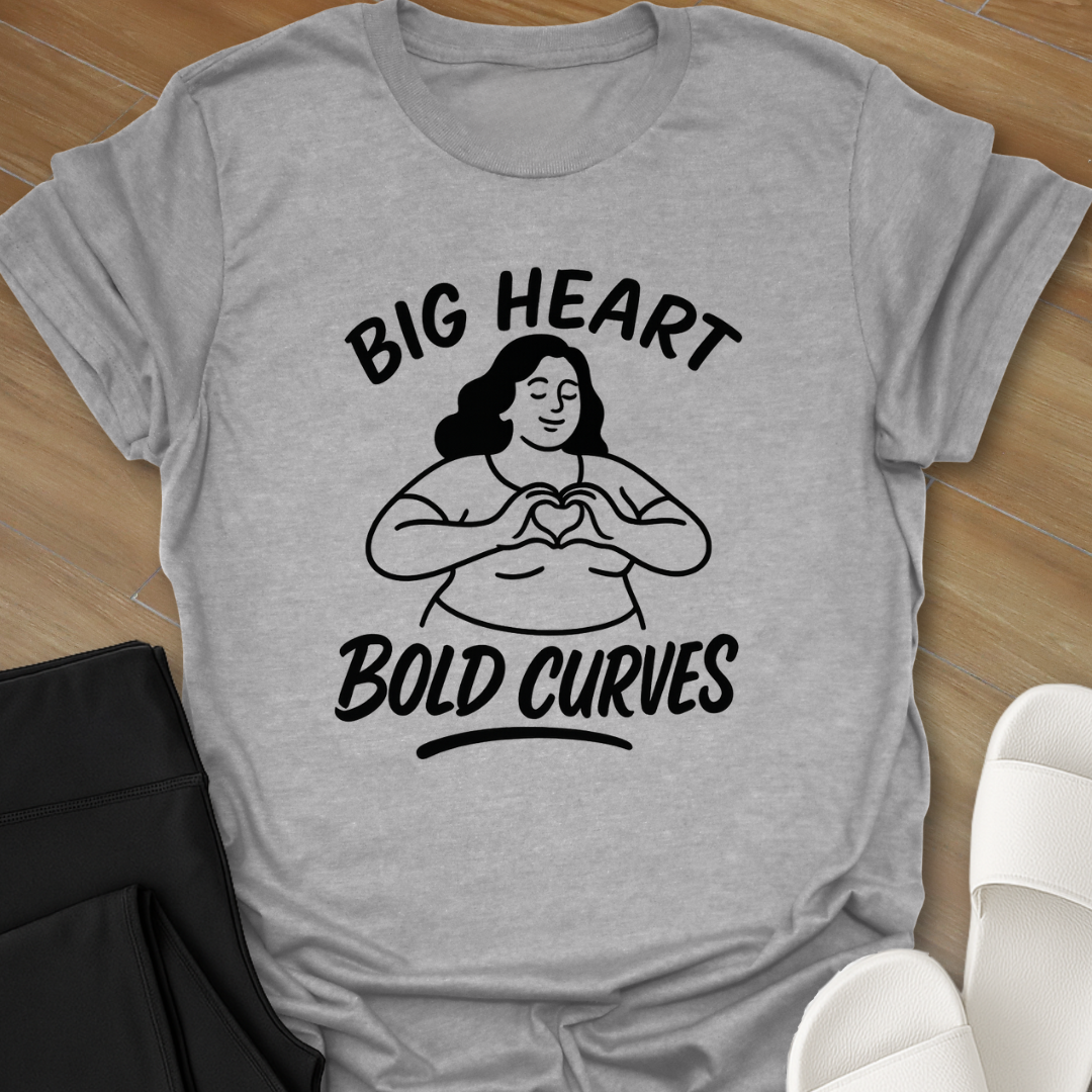 Big Heart, Bold Curves T-Shirt