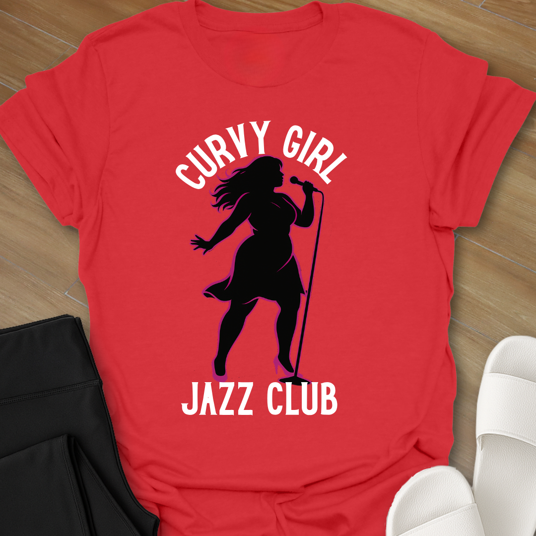 Curvy Girl Jazz Club T-Shirt