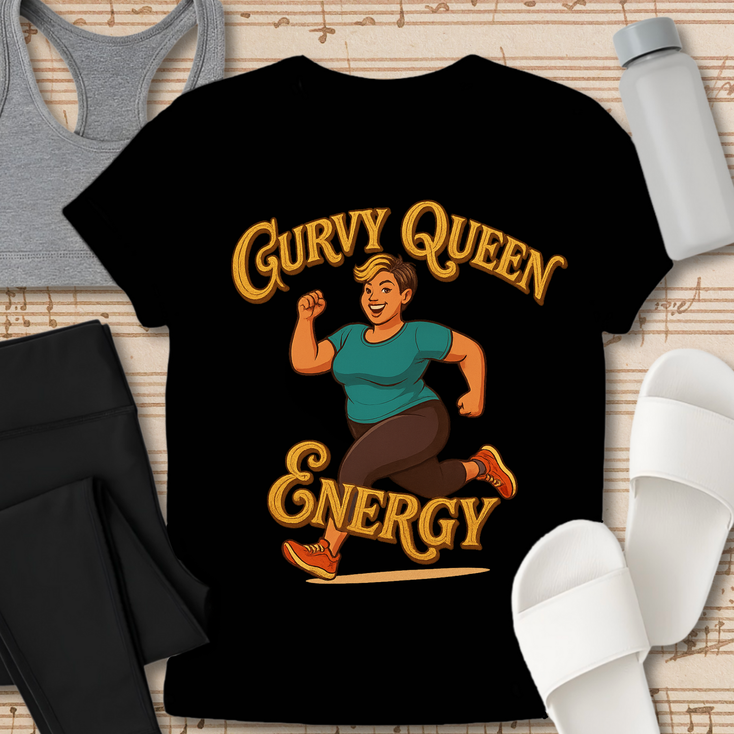 Curvy Queen Energy T-Shirt