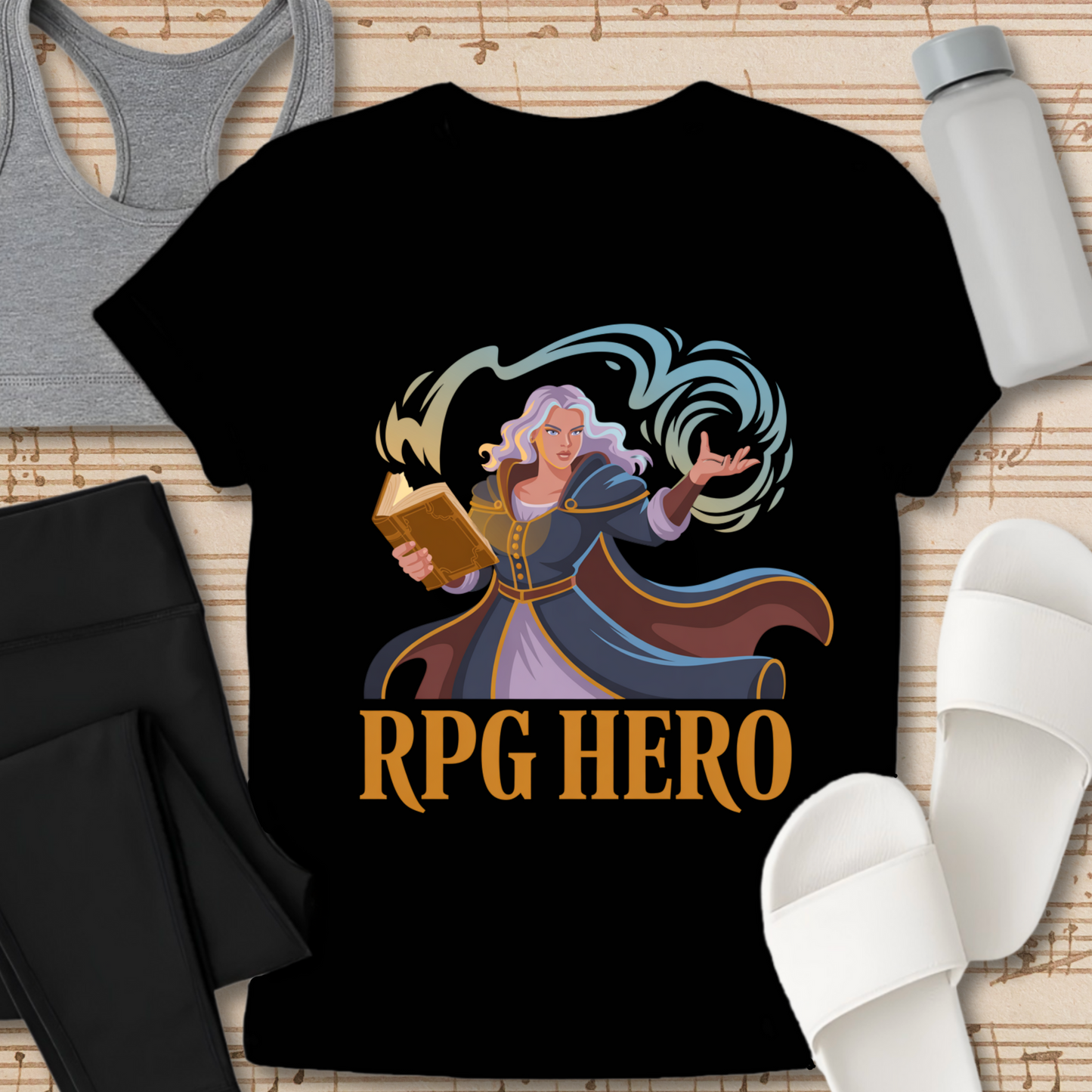 RPG HERO - Spell Caster T-Shirt