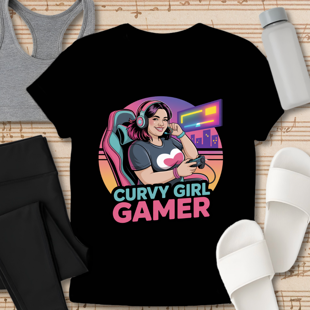 Curvy Girl GamerT-Shirt
