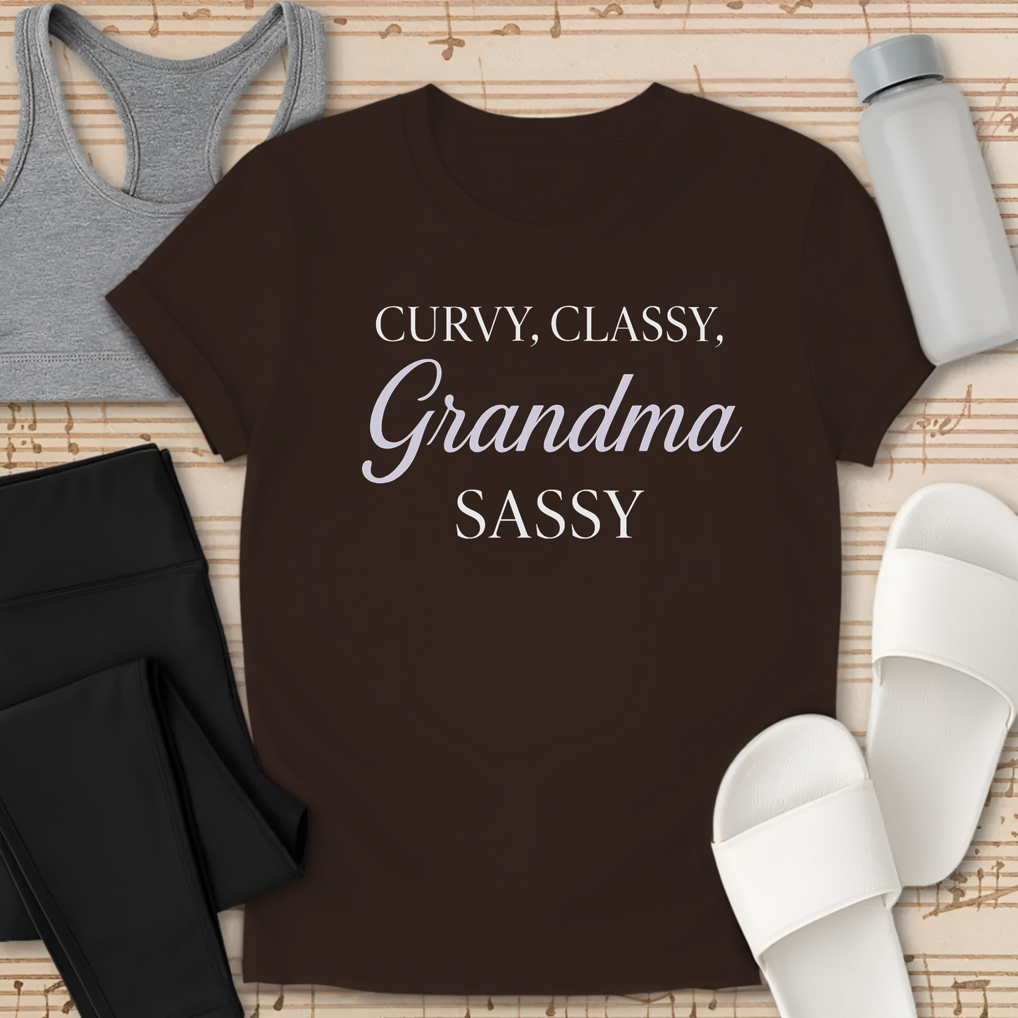 Curvy, Classy, Grandma Sassy T-Shirt