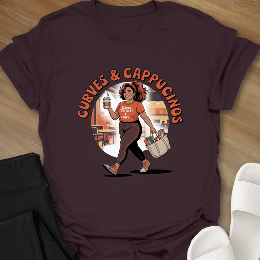 Curves and Cappucinos T-Shirt