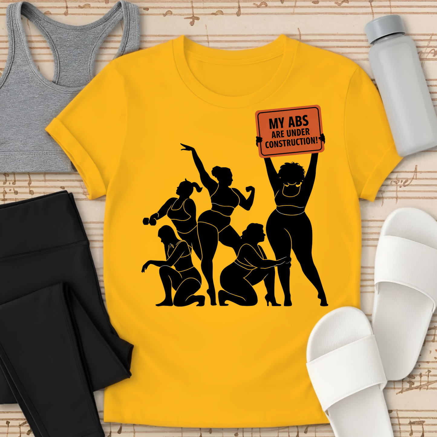 Construction Abs T-Shirt