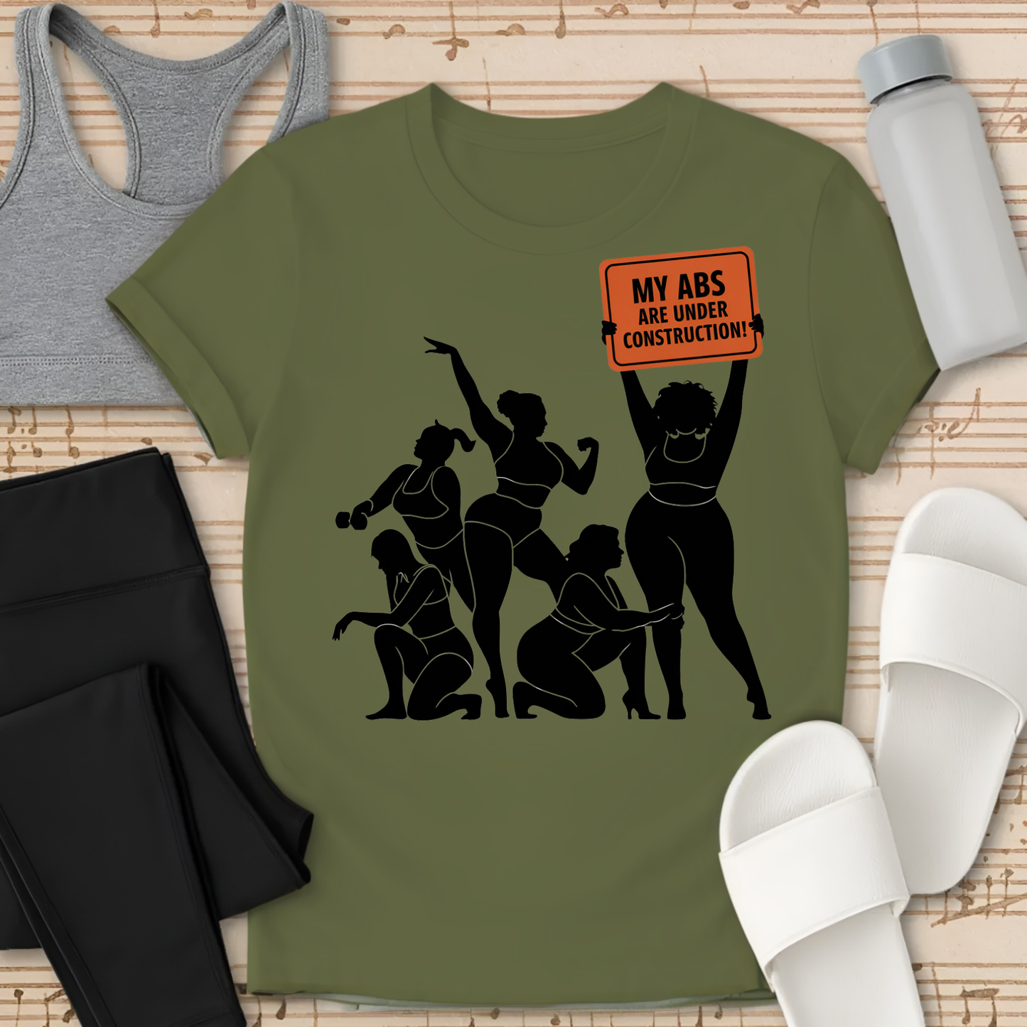Construction Abs T-Shirt