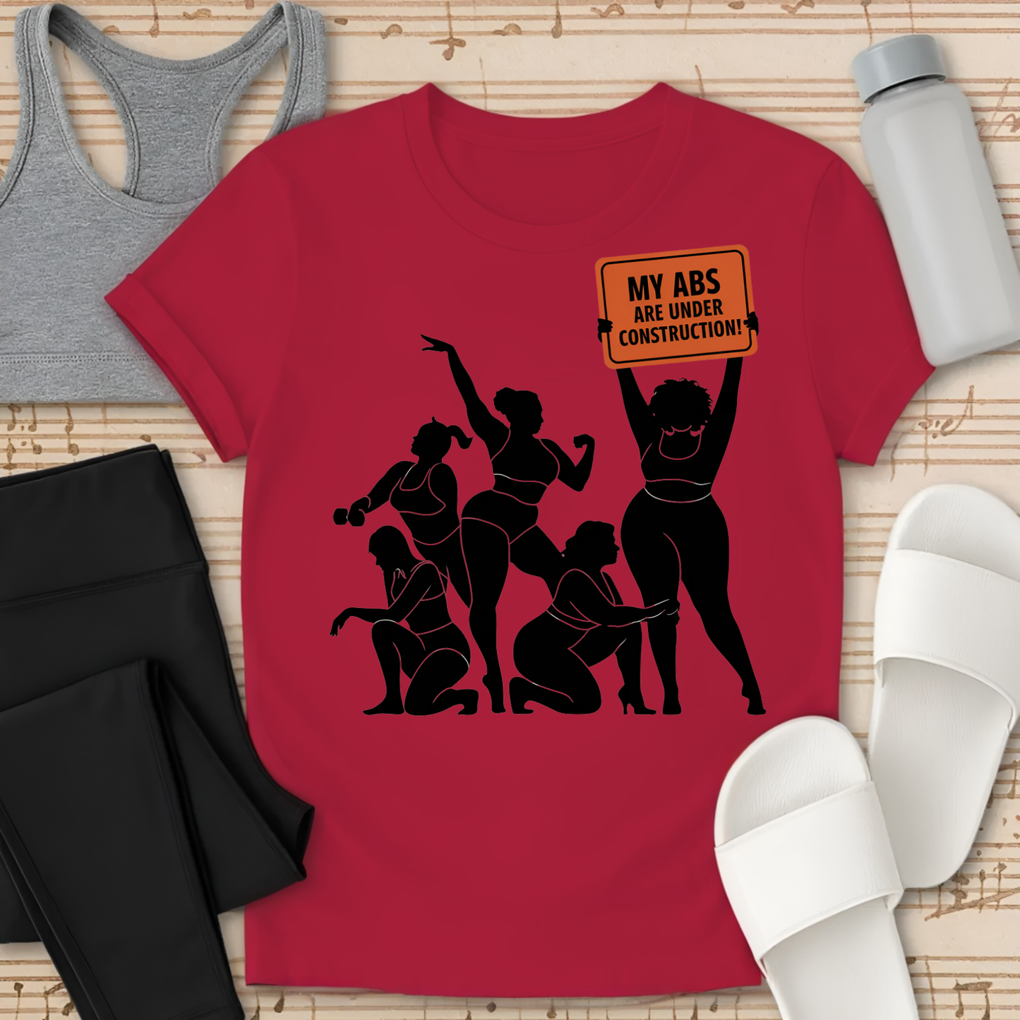 Construction Abs T-Shirt