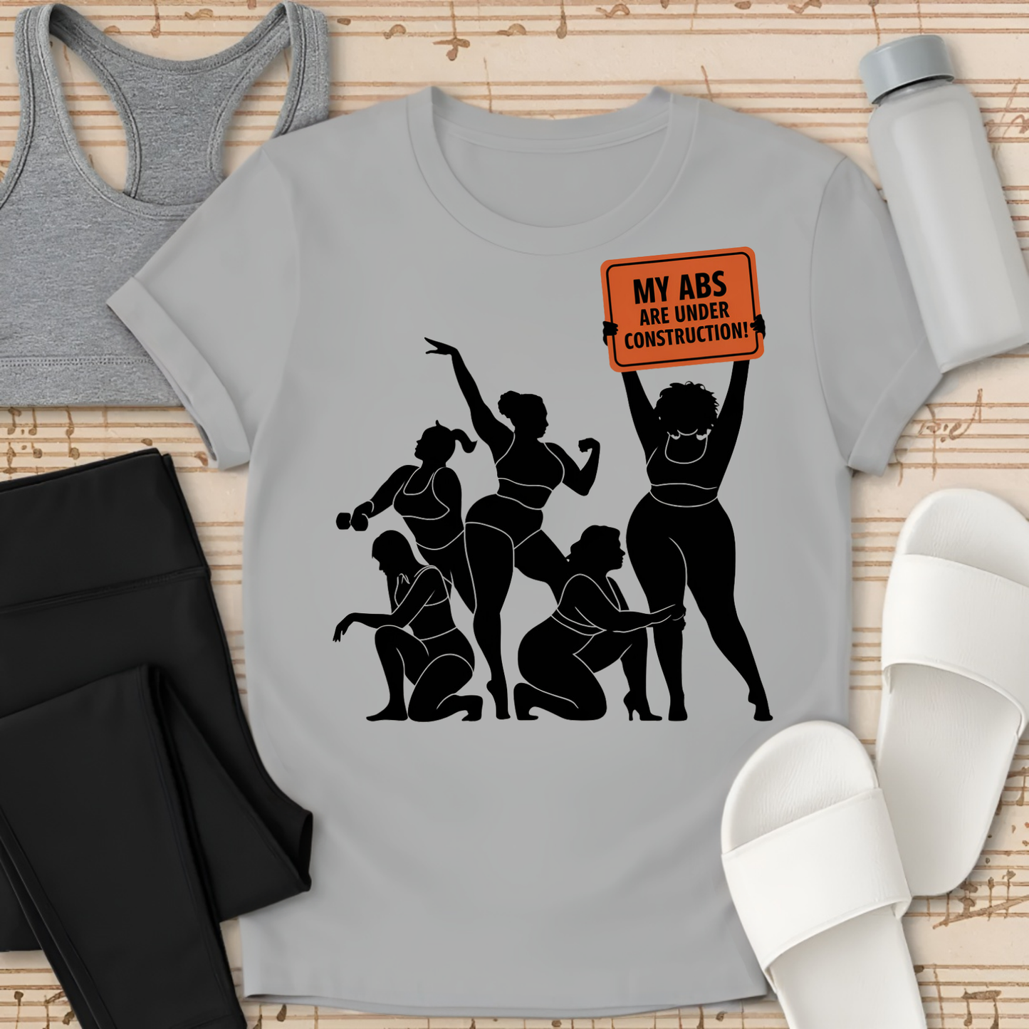 Construction Abs T-Shirt