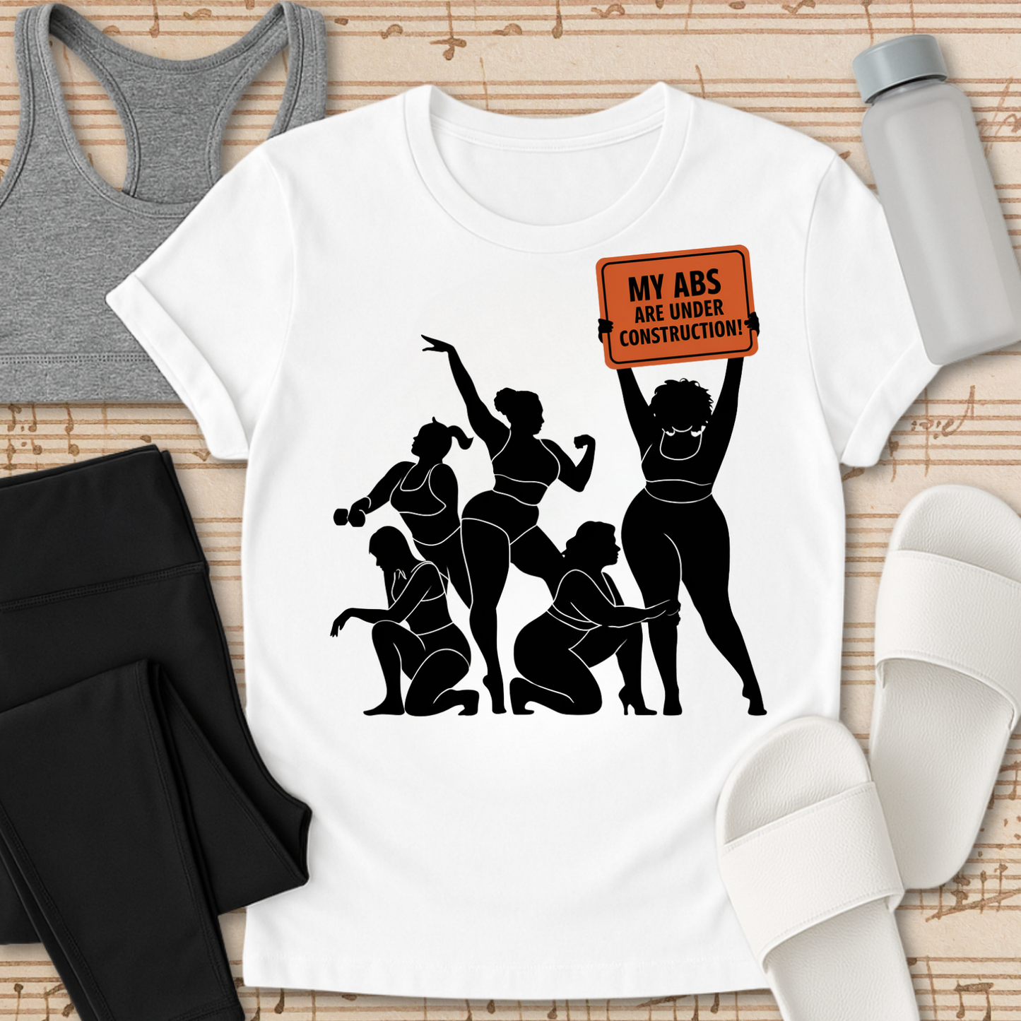 Construction Abs T-Shirt