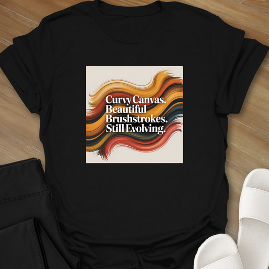 Curvy Canvas T- shirt