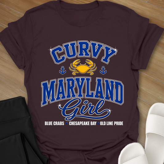Curvy Maryland Girl T-Shirt