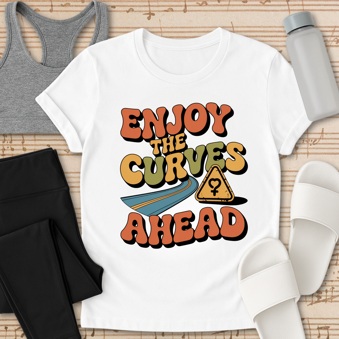ENJOY the Curves Ahead T-Shirt