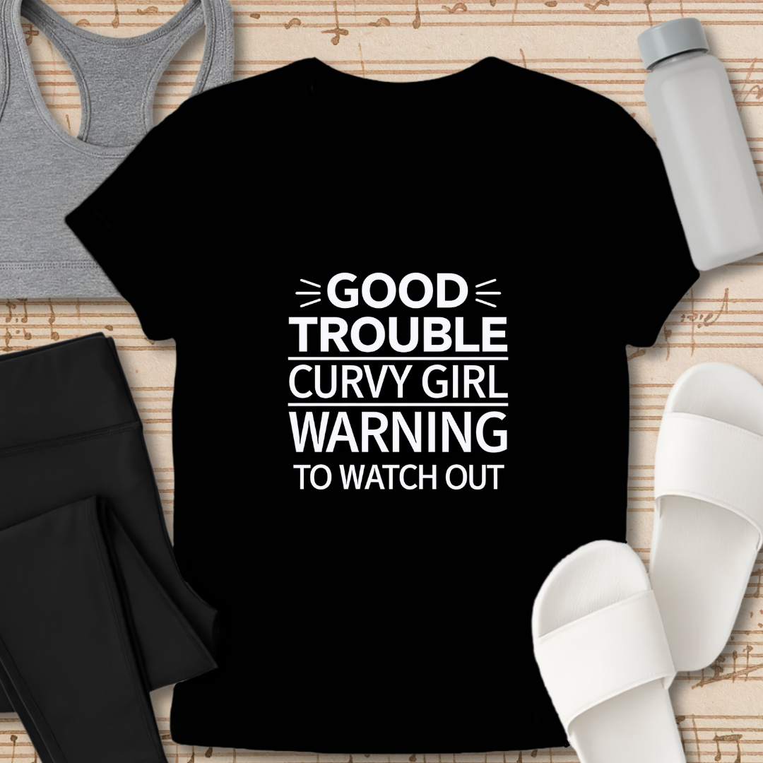 Curvy Girl Warning T-Shirt