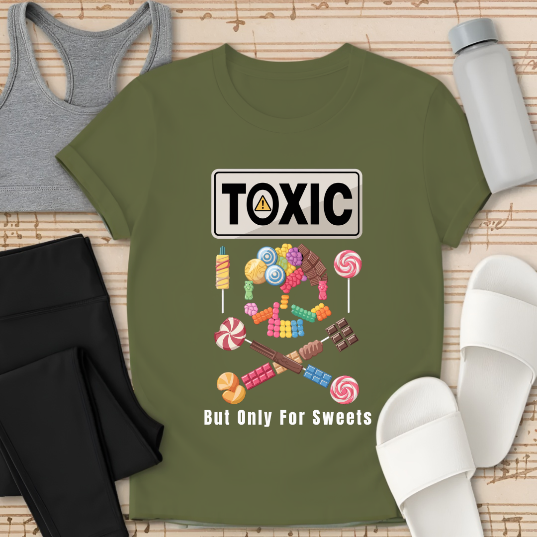 'Toxic' Sweets Skull T-Shirt