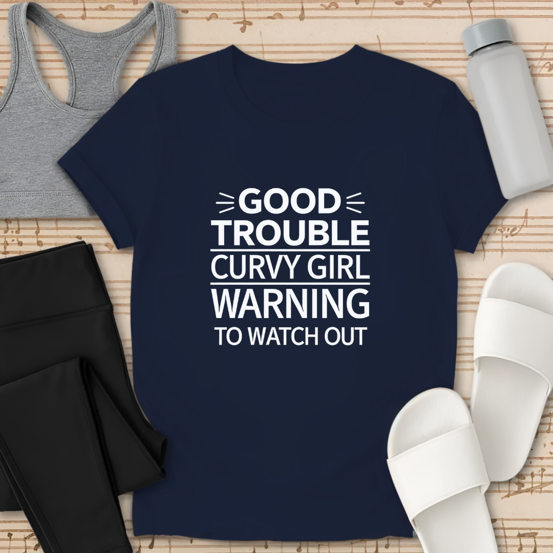 Curvy Girl Warning T-Shirt