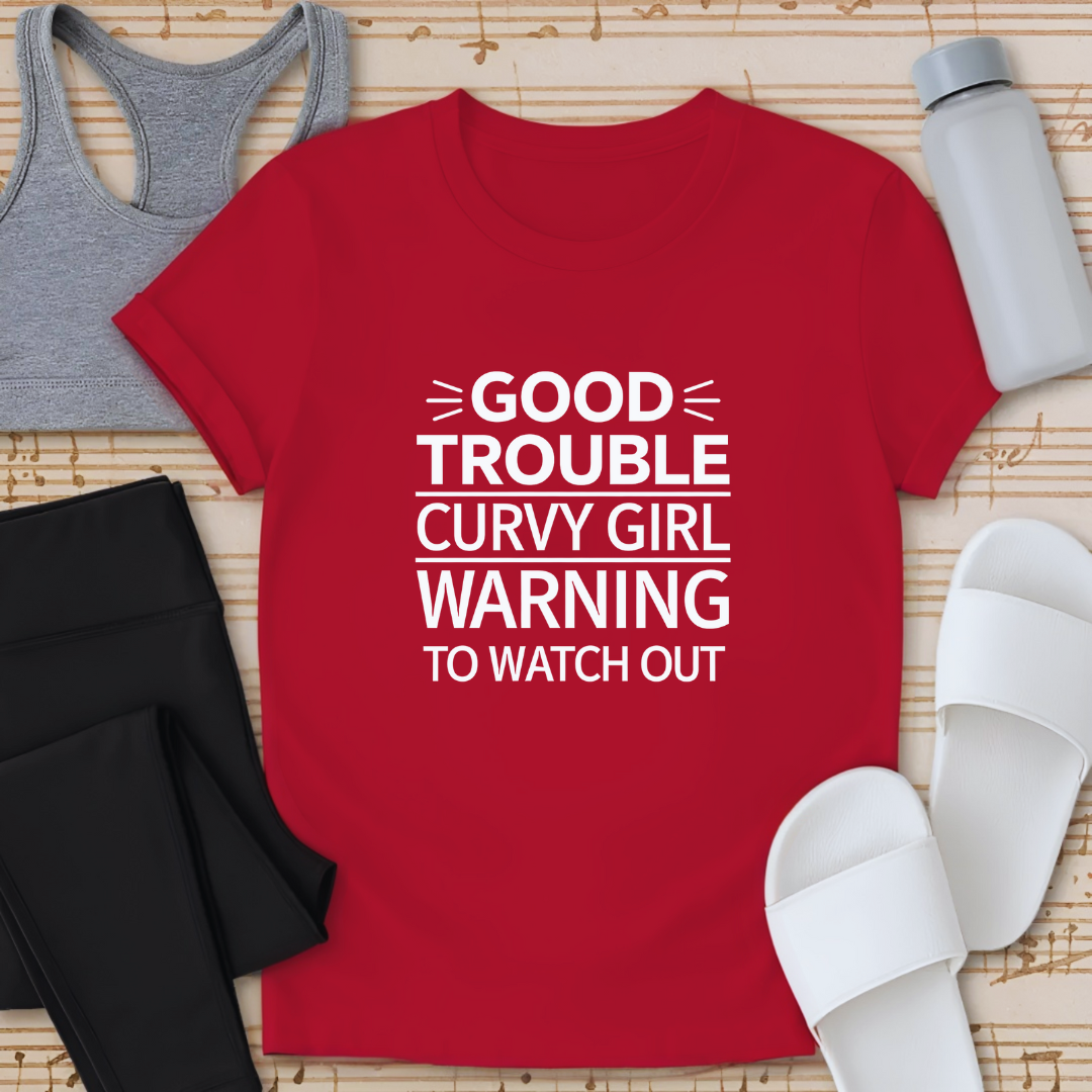 Curvy Girl Warning T-Shirt