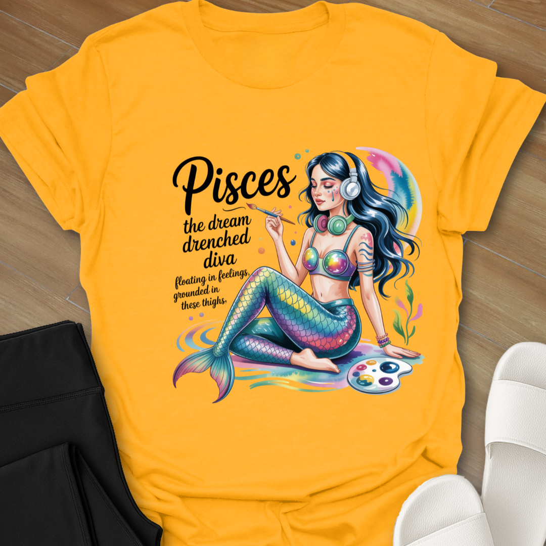 PISCES The dream drenched diva T-Shirt