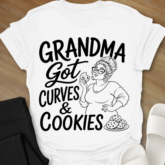 Grandma Got Curves & Cookies T-Shirt