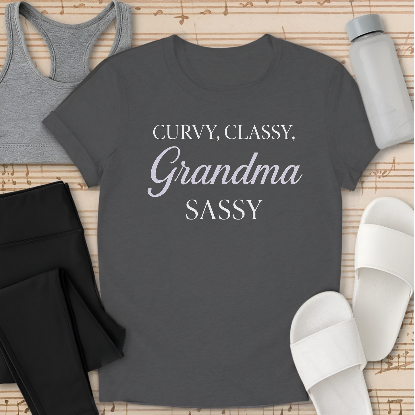 Curvy, Classy, Grandma Sassy T-Shirt
