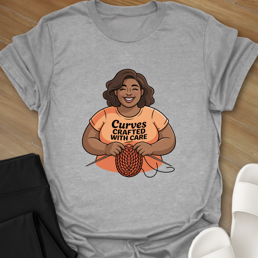 Curves Crafted with Care T-Shirt