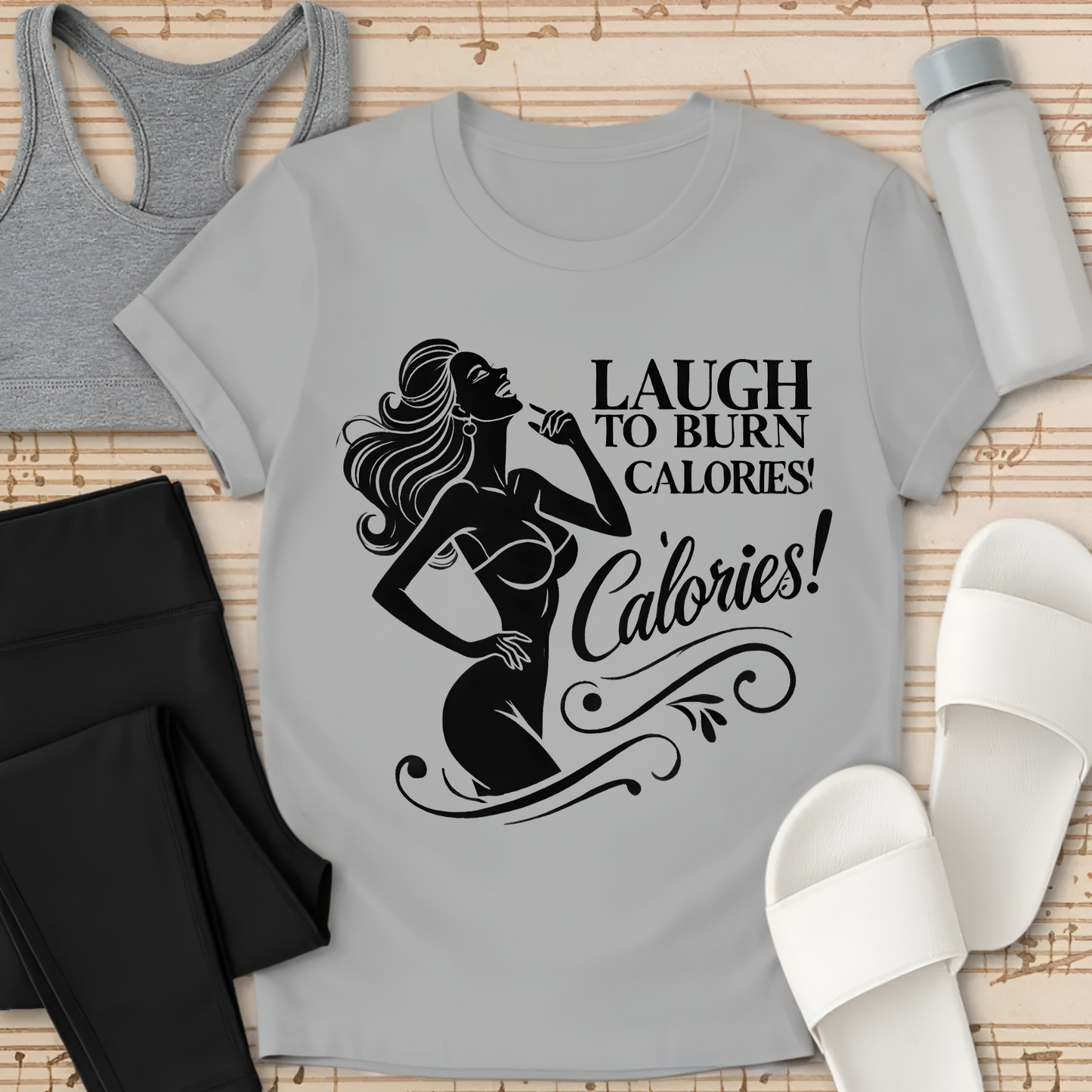 Laugh to Burn Calories 3 T-Shirt