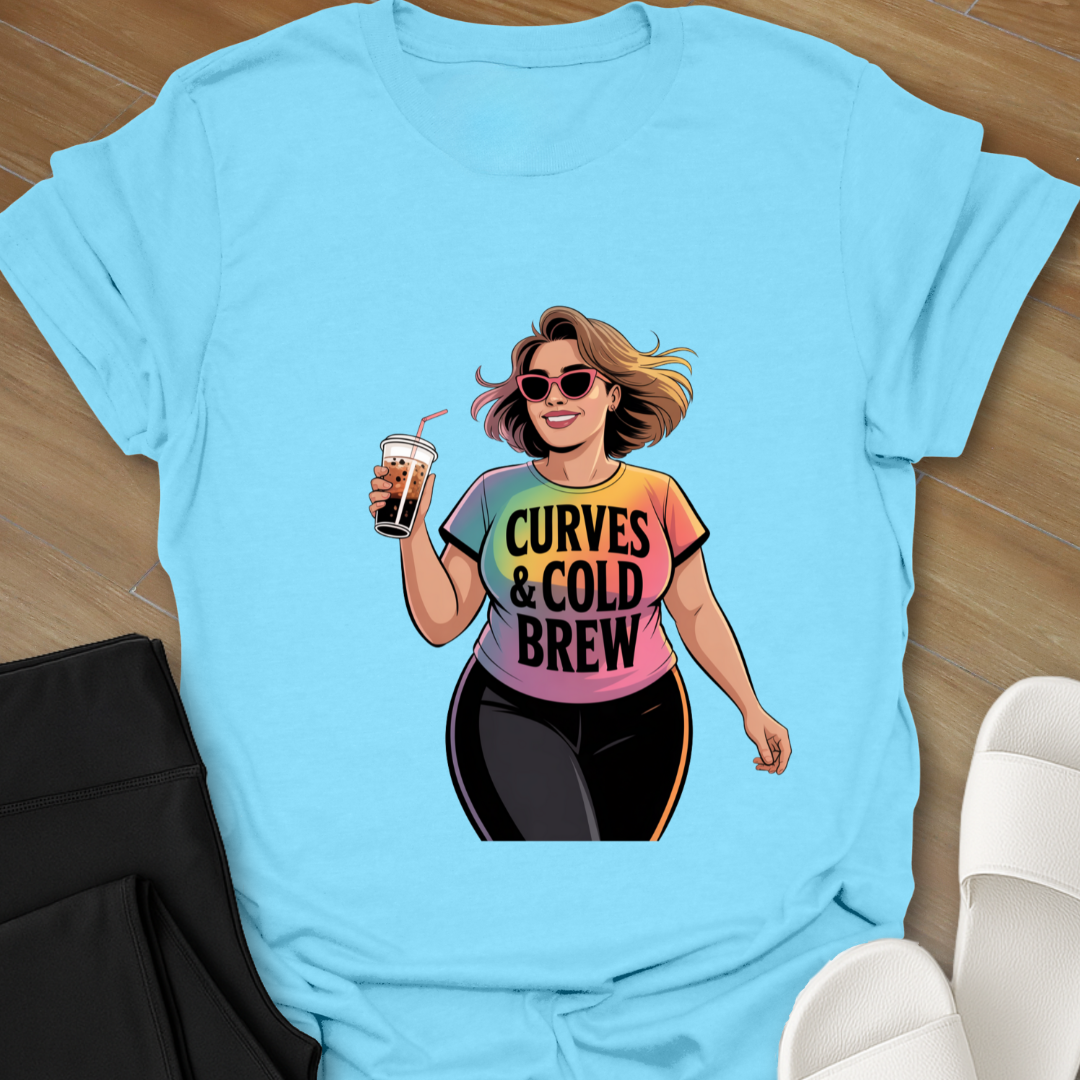 Curves & Cold Brew T-Shirt