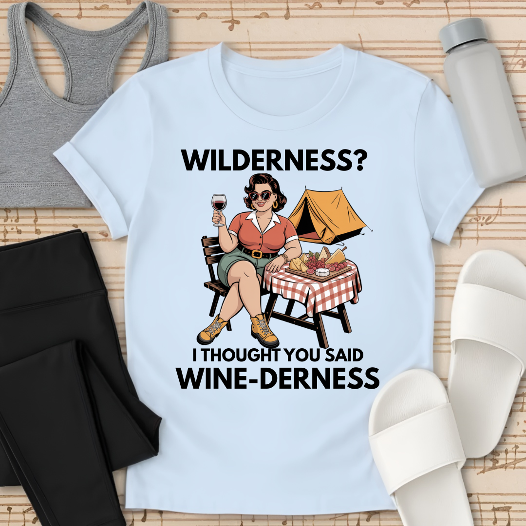 Curvy Girl Wine-Derness T-Shirt
