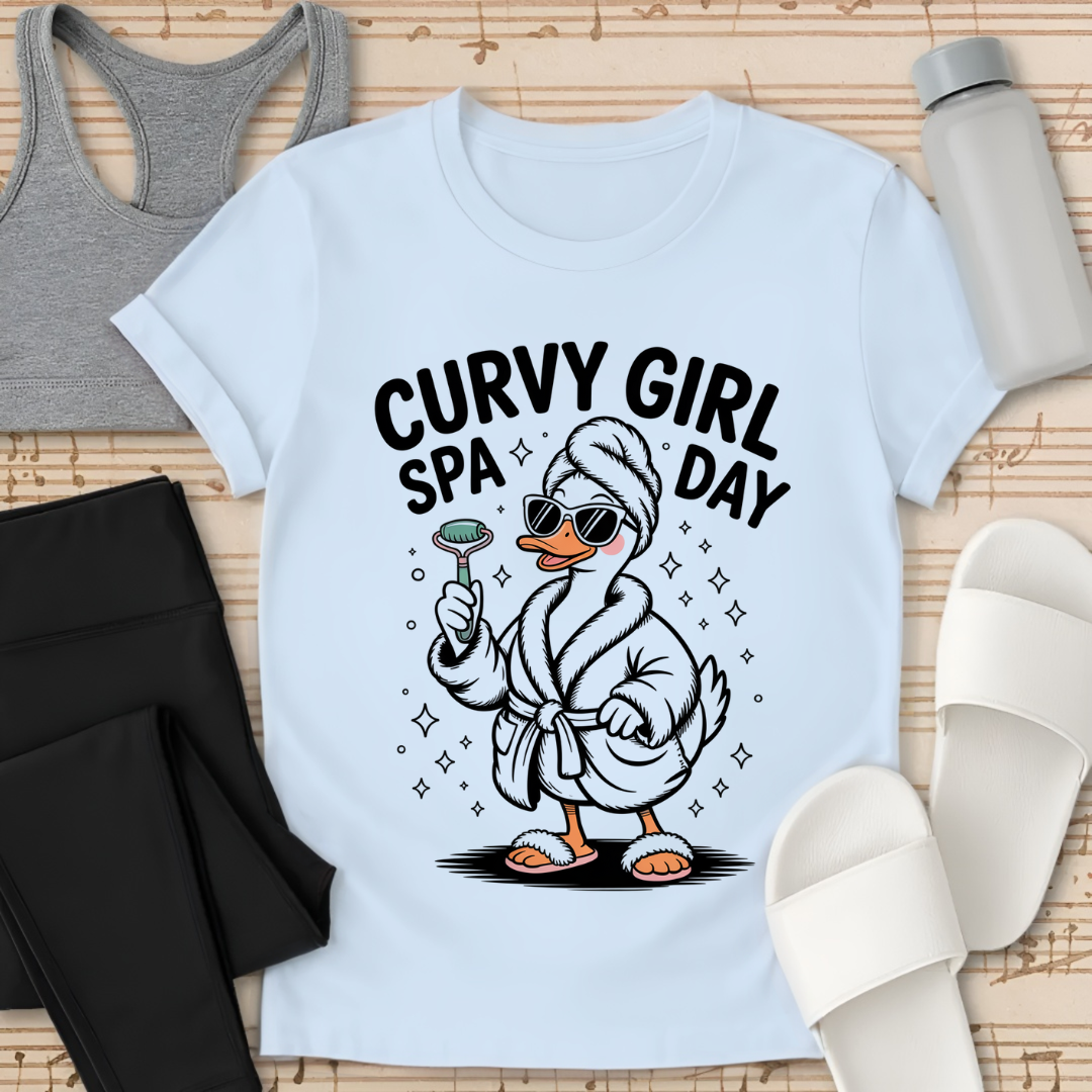 Curvy Girl Spa Day T-Shirt