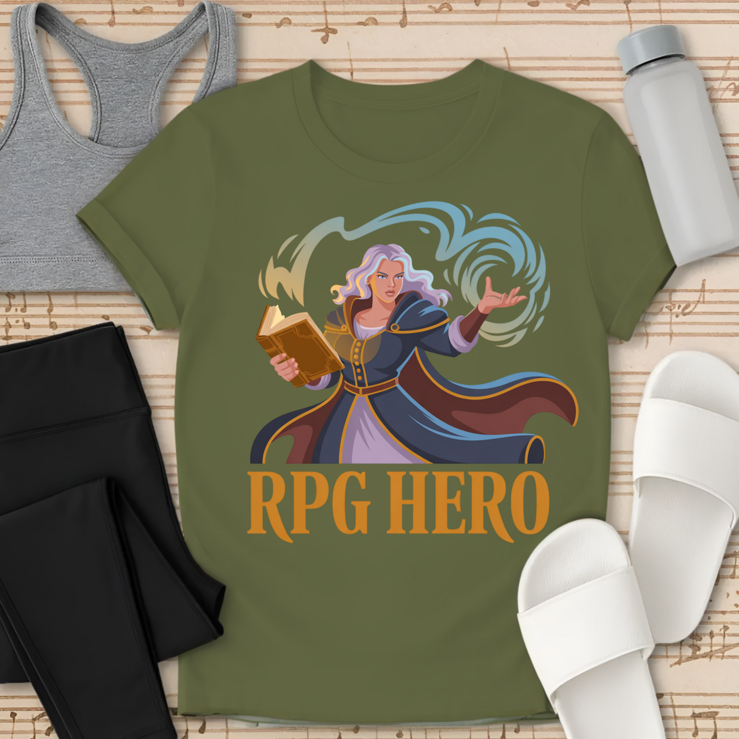 RPG HERO - Spell Caster T-Shirt