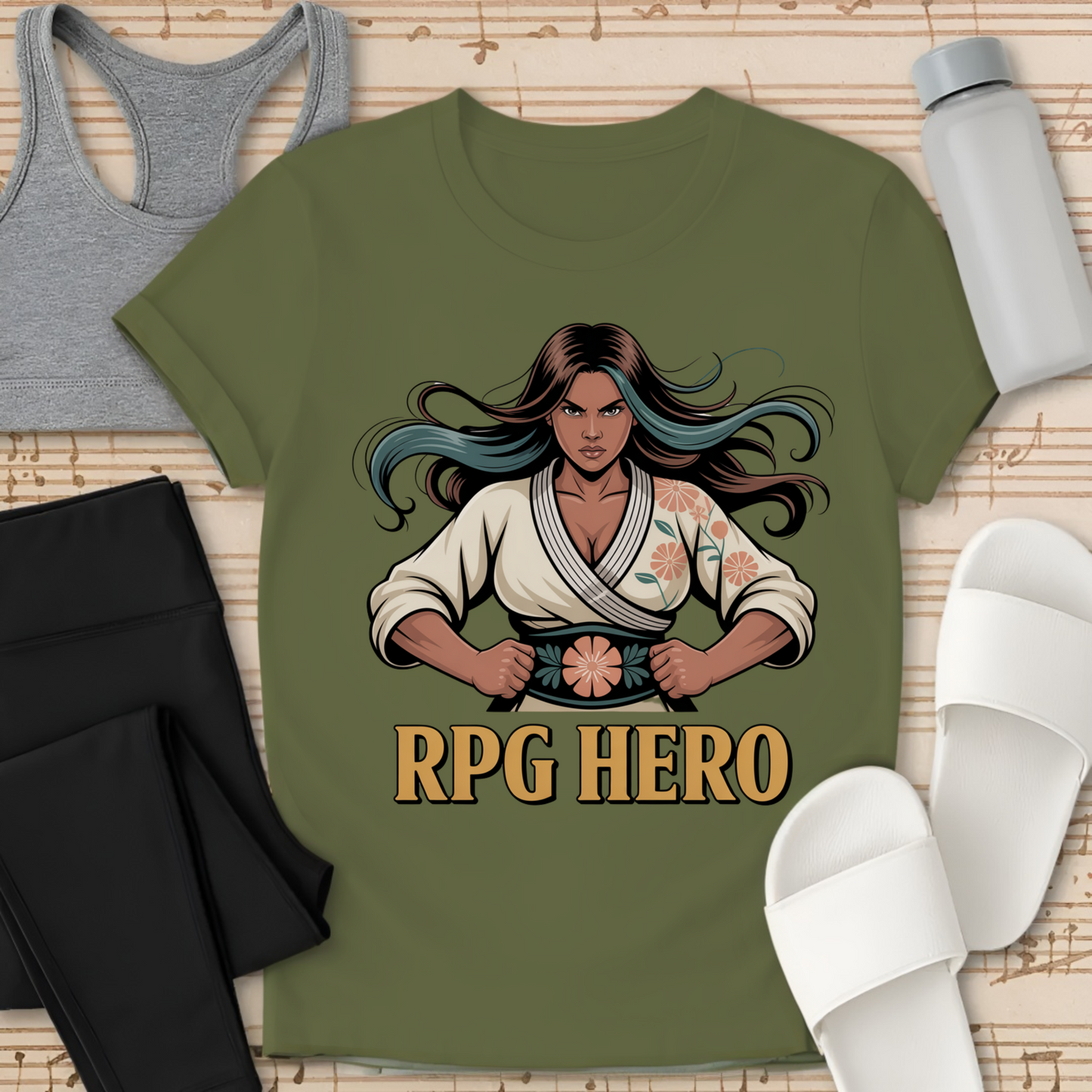 RPG HERO - Enlightened Warrior T-Shirt