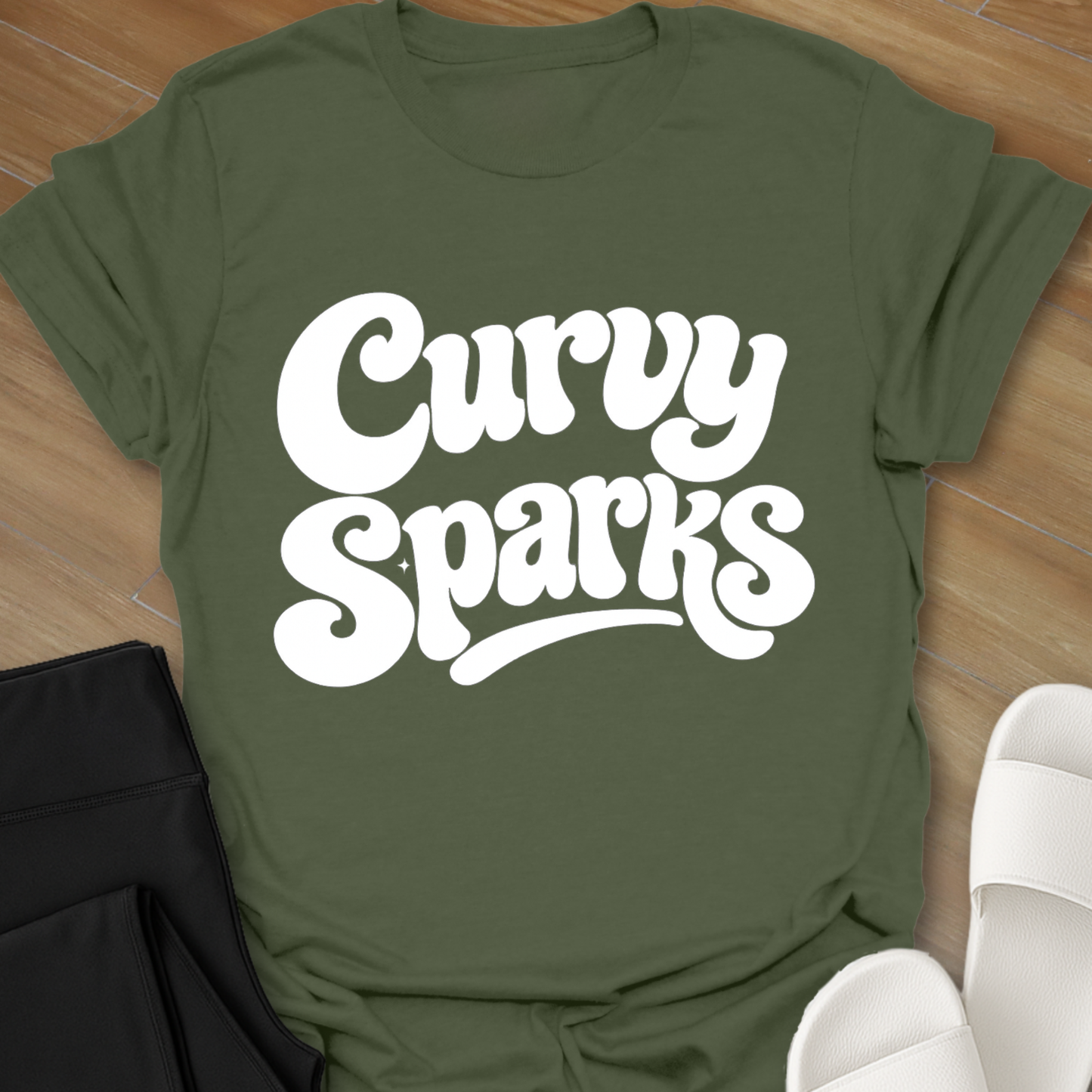 Curvy Sparks T-Shirt