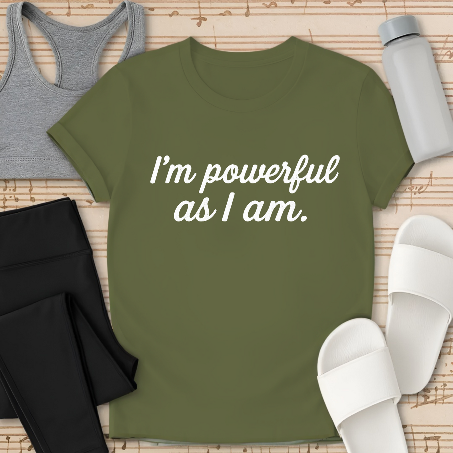 I'm powerful as I am T-shirt
