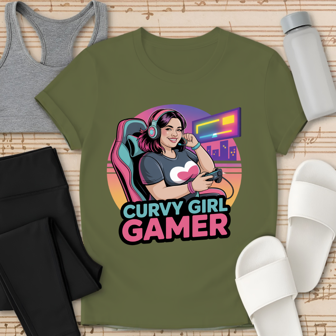 Curvy Girl GamerT-Shirt