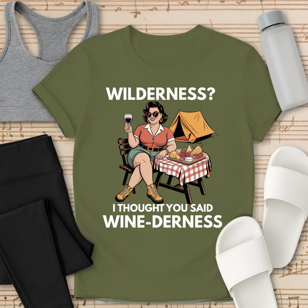 Curvy Girl Wine-Derness T-Shirt