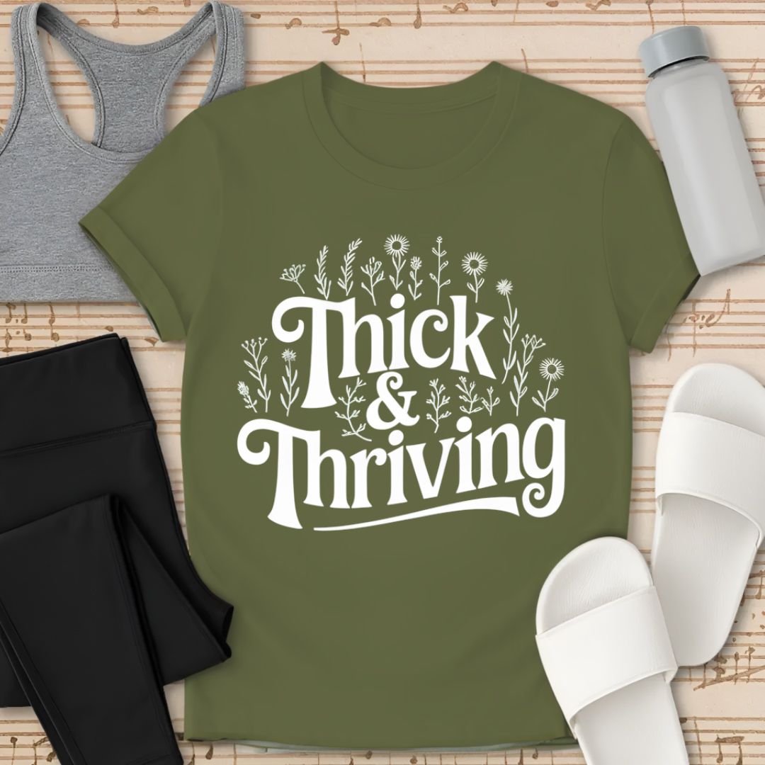 Thick & Thriving Flowers T-Shirt