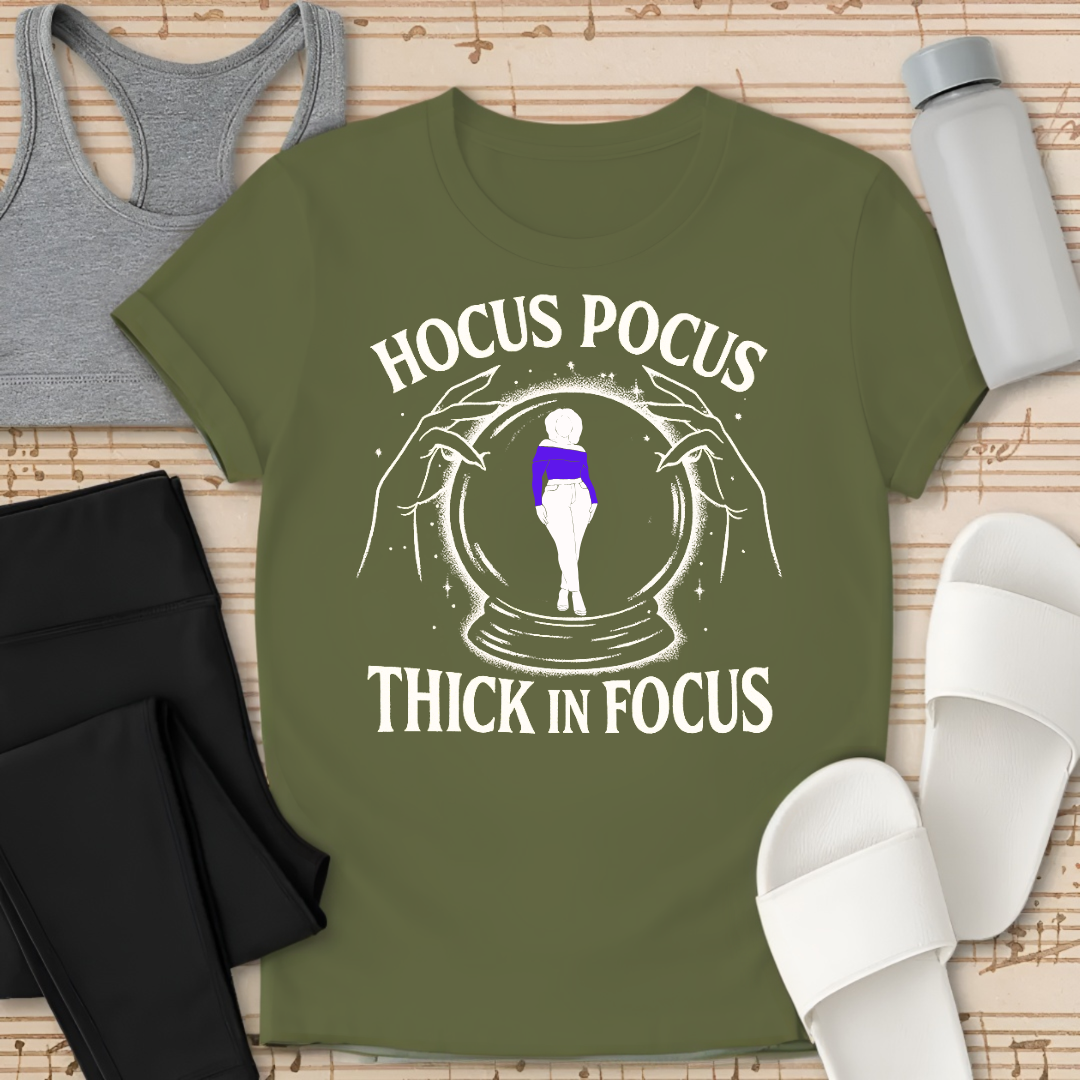 Curvy Thick And Focus T-Shirt