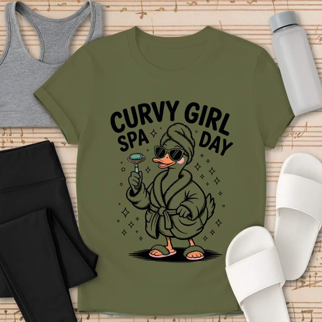 Curvy Girl Spa Day T-Shirt