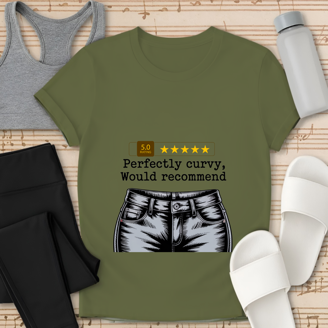Perfectly Curvy 5 Stars T-Shirt