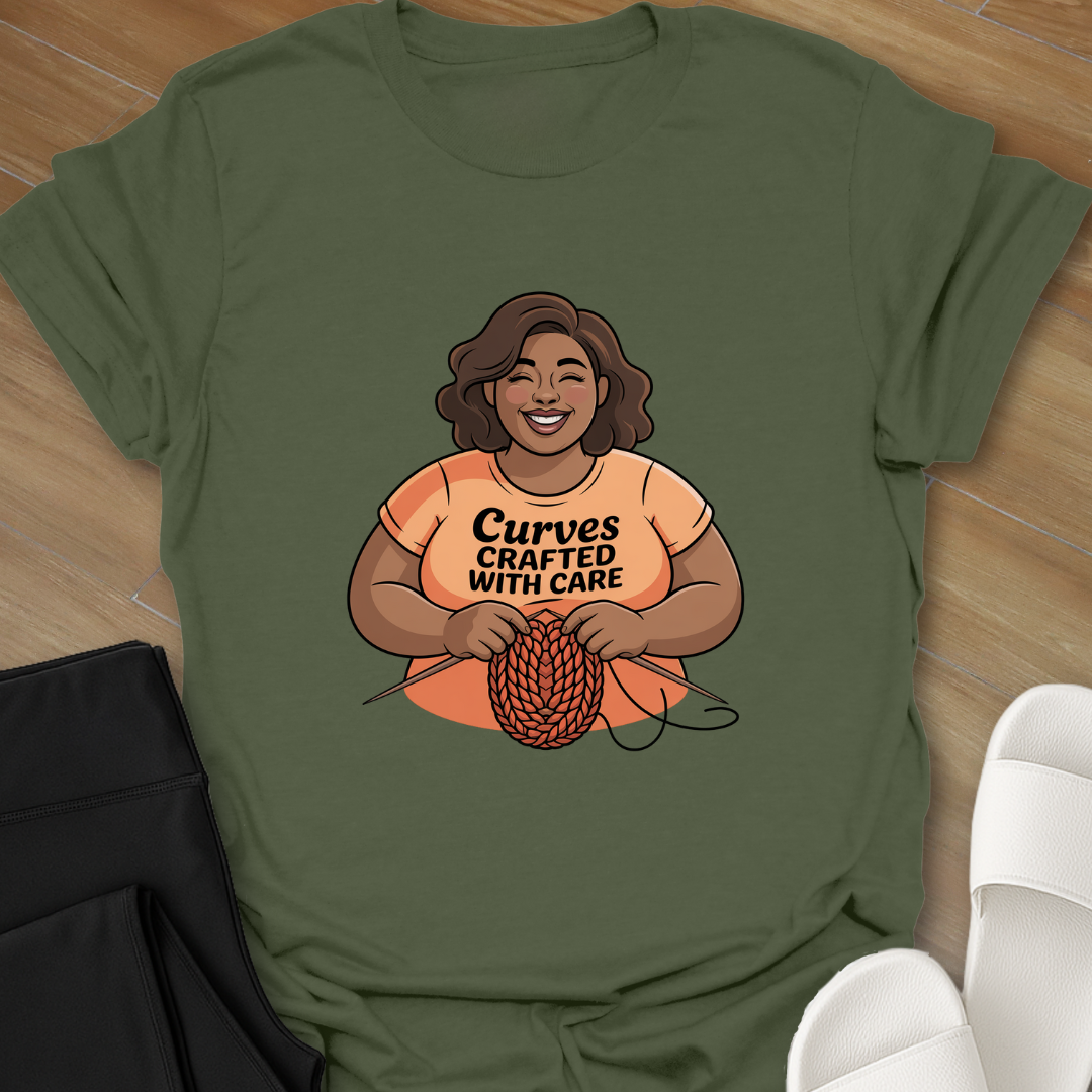 Curves Crafted with Care T-Shirt
