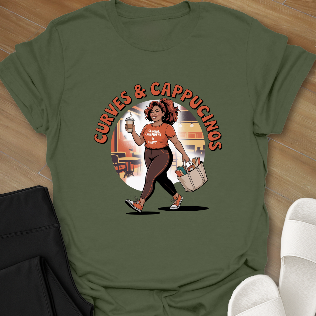 Curves and Cappucinos T-Shirt