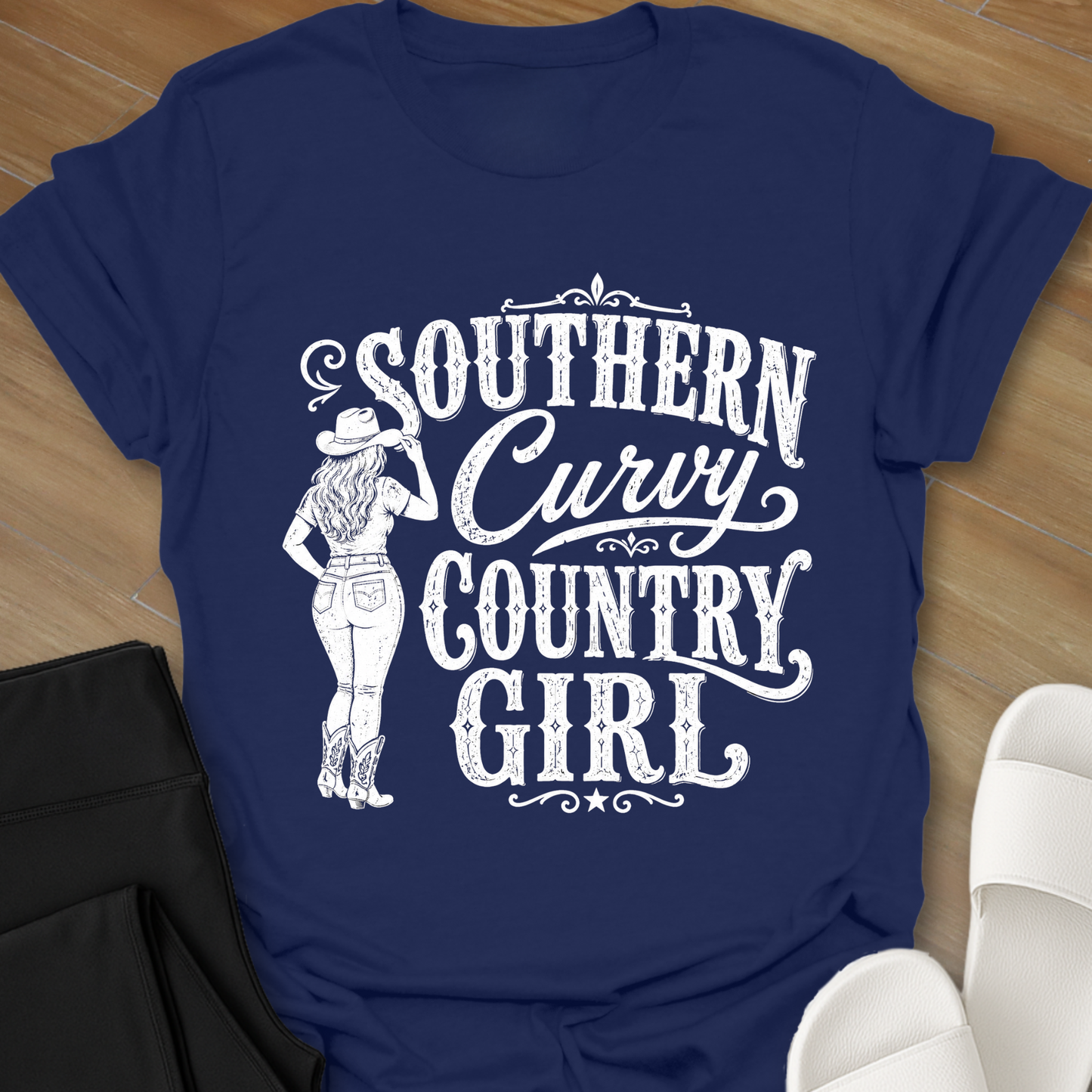 Southern Curvy Country Girl 2 T-Shirt