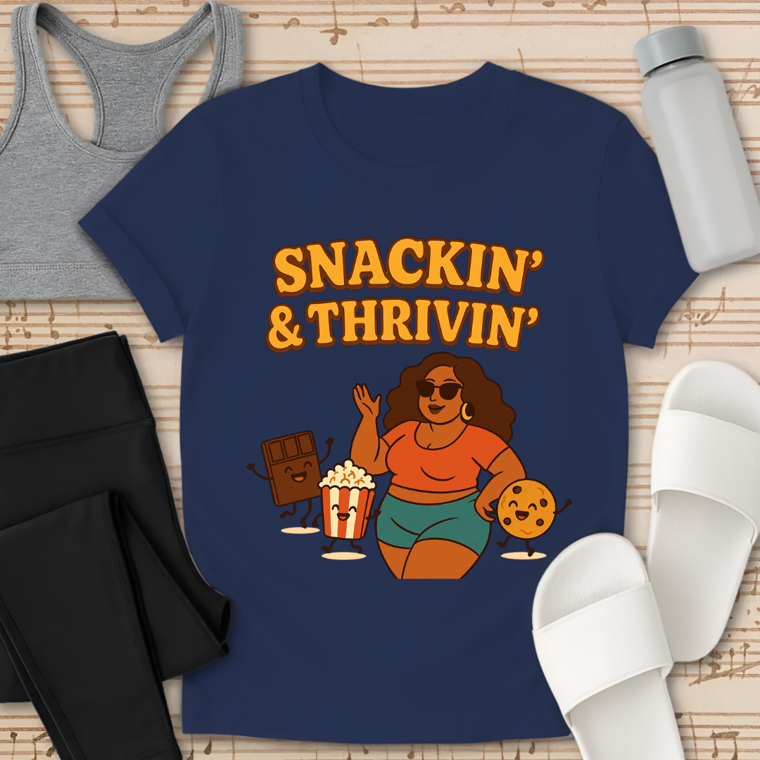 Curvy Snacking and Thriving T-Shirt