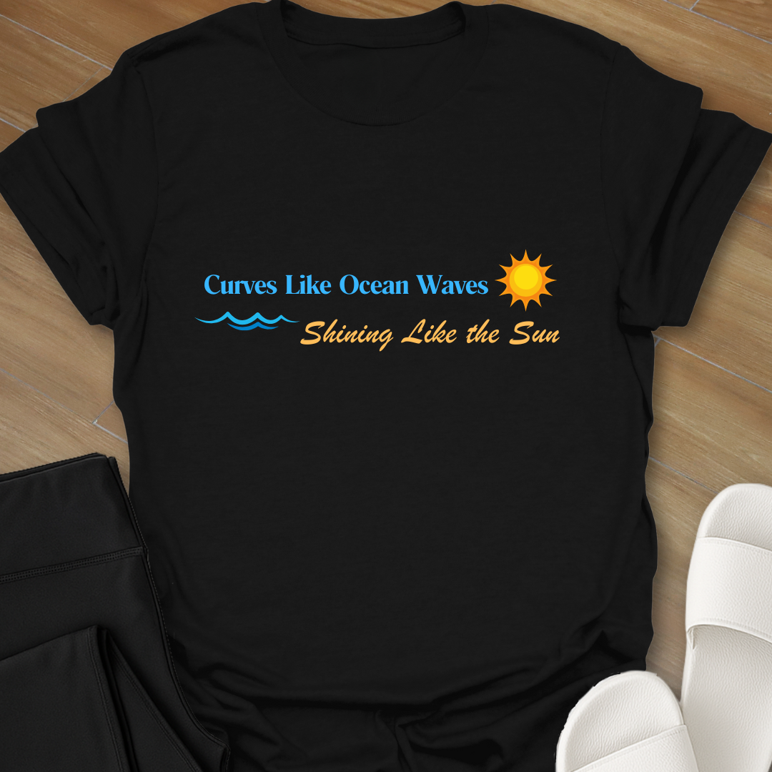 Curves Like Ocean Waves T-Shirt