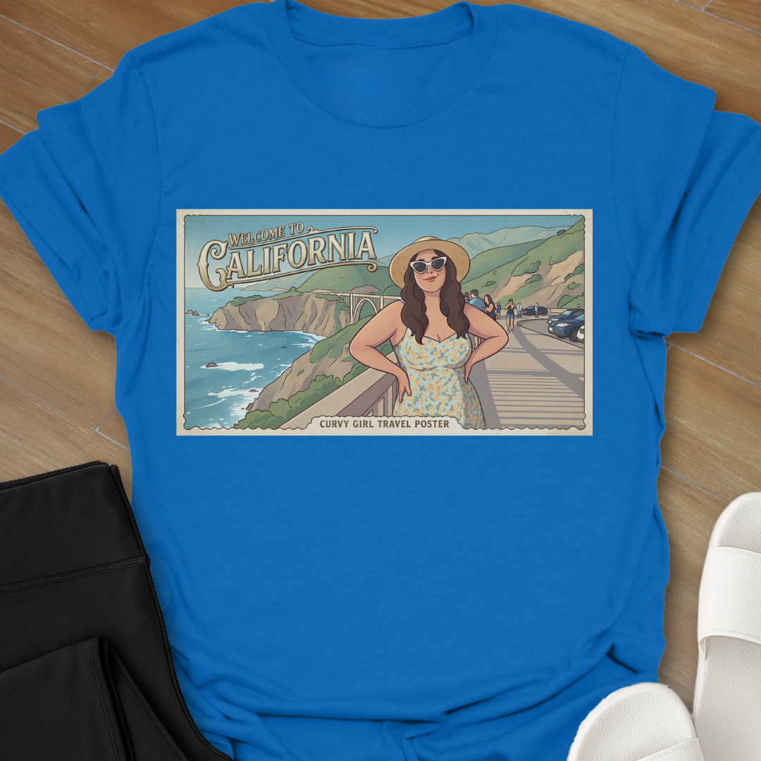 Postcards from a Curvy Cali Girl T-Shirt
