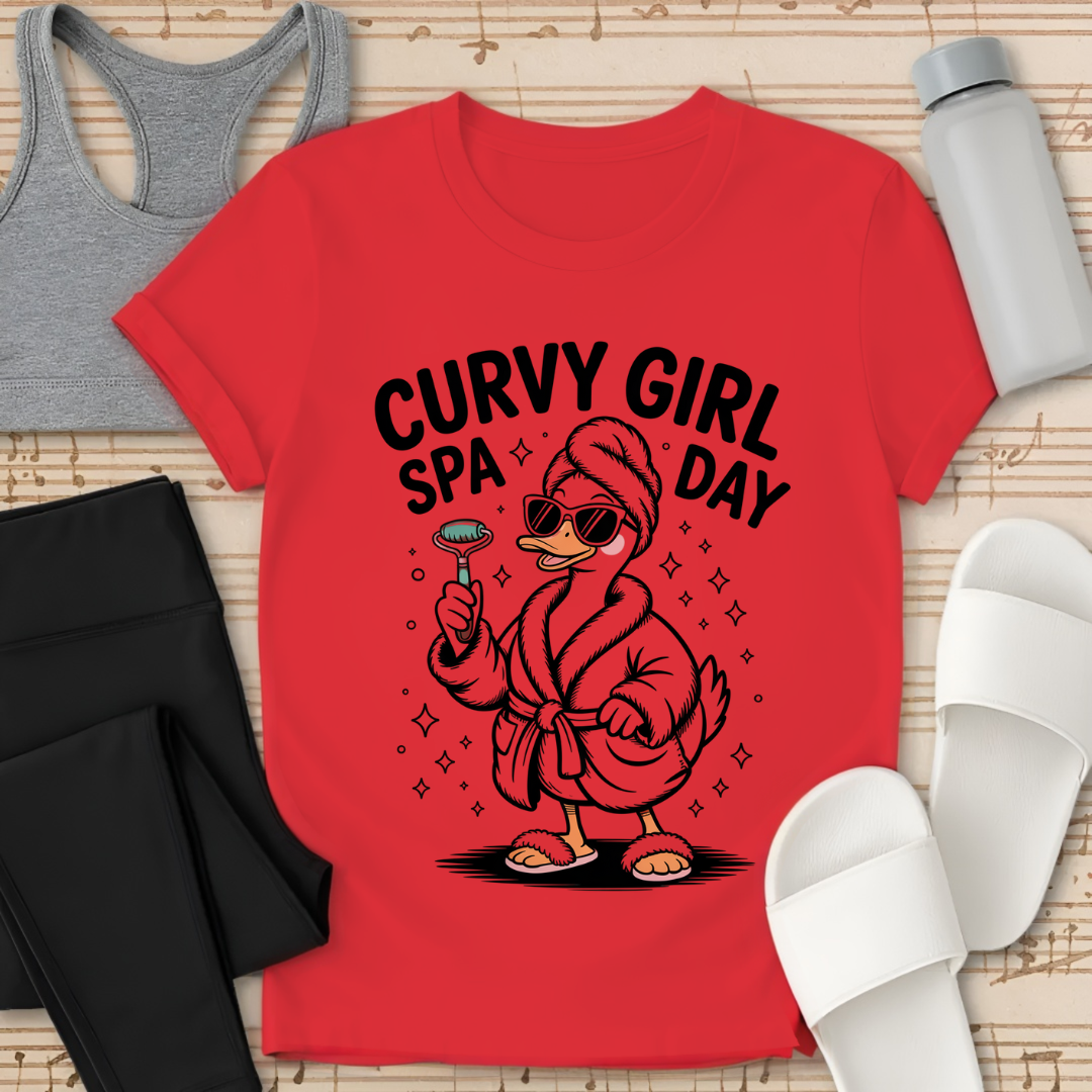 Curvy Girl Spa Day T-Shirt