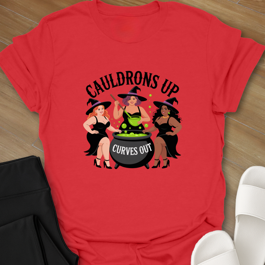 Cauldrons Up Curves Out T-Shirt