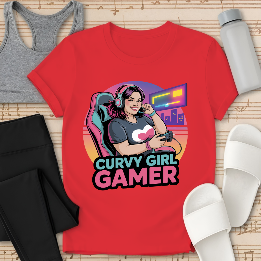 Curvy Girl GamerT-Shirt