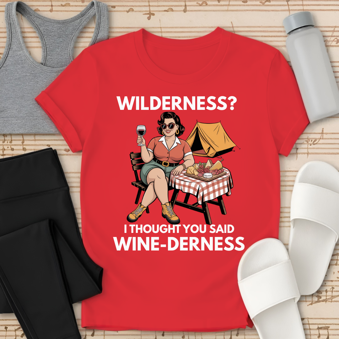 Curvy Girl Wine-Derness T-Shirt
