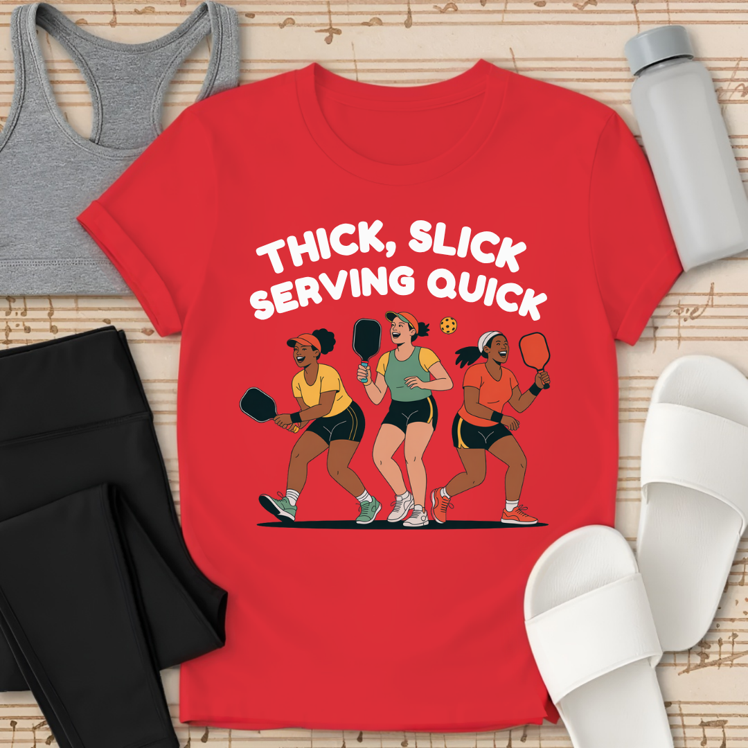 Pickleball: Serving Quick T-Shirt