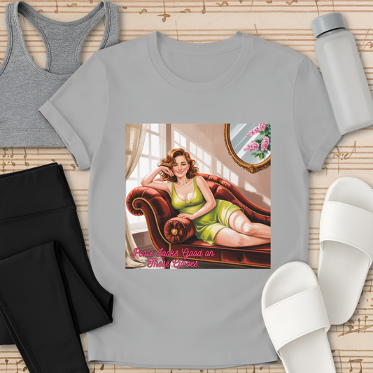 Peace Looks Good on These Curves.