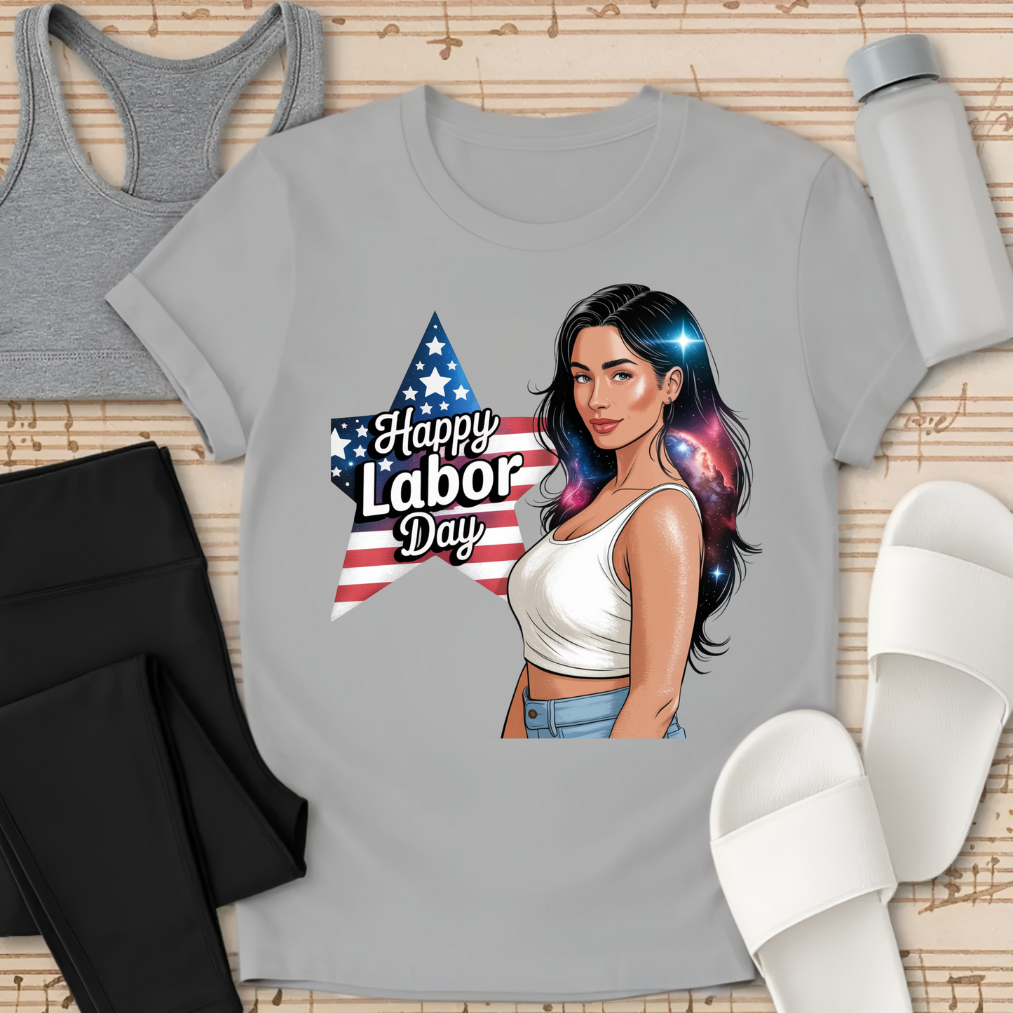 Curvy Girl Stars and Strips